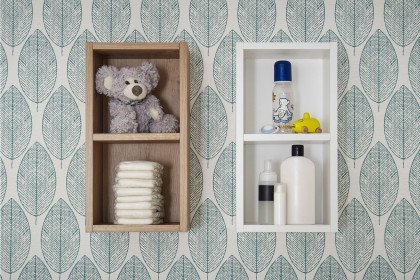 Filou-LE25 von POL Power - Hängebox-Regal weiß mit 2 Fächern