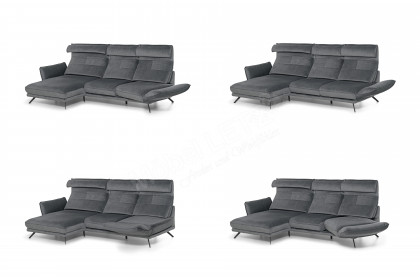 HU-HP21001 von Hukla - Sofaecke links grey