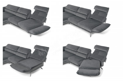 HU-HP21001 von Hukla - Sofaecke links grey