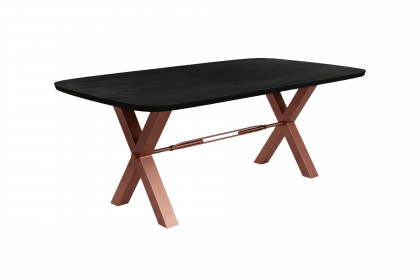 Black Smooth von SIT Möbel - Esstisch mit X-Gestell