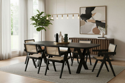 Black Smooth von SIT Möbel - Esstisch in Schwarz