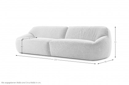 Nivti von Pode - Einzelsofa beige