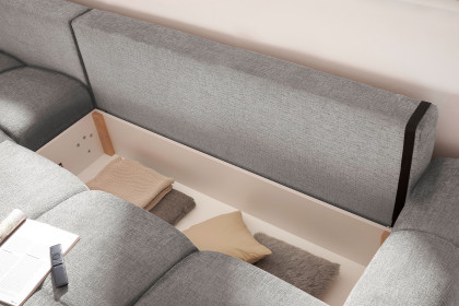 Dexter von ED-Lifestyle - Polstersofa links silver