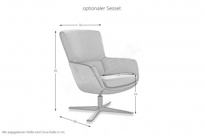 Rozan von bert plantagie - Polstersofa rechts brown