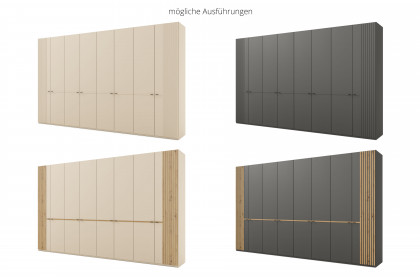 MR Isabelle von Musterring - Drehtürenschrank ca. 4 m breit dunkelgrau