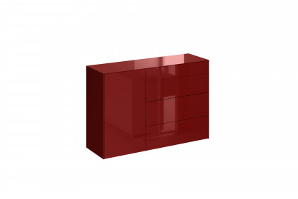 Colors von Mäusbacher - Kommode 13 Glas bordeauxrot