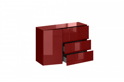 Colors von Mäusbacher - Kommode 13 Glas bordeauxrot