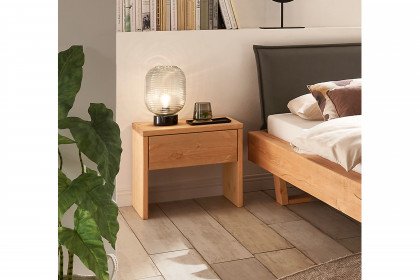 BE-0880 von GK Möbelvertrieb - Nachttschrank mit 1 Schubkasten Kiefer geölt