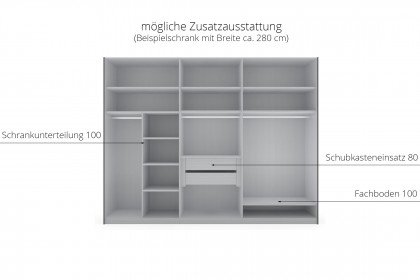 MR Isabelle von Musterring - Schwebetürenschrank 300 cm breit & 236 cm hoch