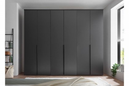 Kevo von POL Power - 6-türiger Schrank mit geringer Tiefe graphit