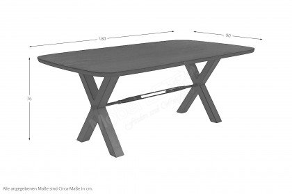 Black Smooth von SIT Möbel - Esstisch aus Mangoholz