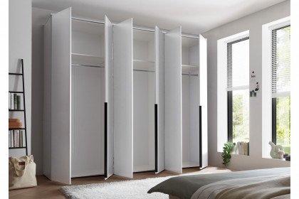 Kevo von POL Power - 6-türiger Kurztiefenschrank weiß