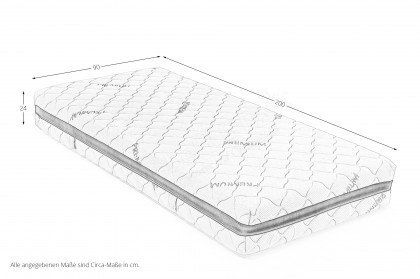 DormiSpring-T200 von Sun Garden - extrafeste Tonnen-Taschen-Federkern-Matratze H5