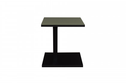 BT-eckig von Mäusbacher - Beistelltisch in Olivgrün/ Schwarz