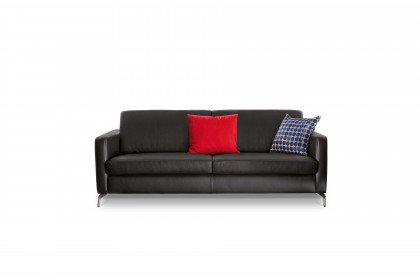 MR 2875 von Musterring - Ledersofa nachtschwarz