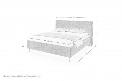 Bari von Musterring - Polsterbett KT 25012 siena