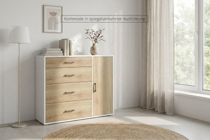 Achat von Priess - Kommode lichtweiß/ Artisan Eiche