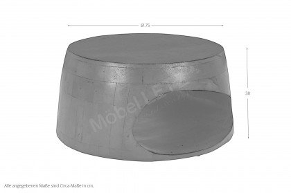 Rondura von SIT Möbel - Couchtisch mit einem offenen Fach