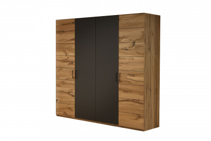 Como von Schösswender - Drehtürenschrank Kupfereiche bronze - schwarz