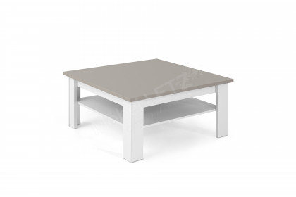 XC1.090B von Stralsunder - Couchtisch in Weiß/ Grau