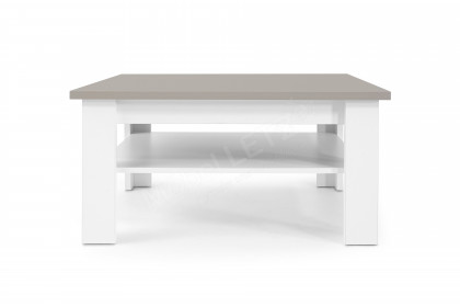 XC1.090B von Stralsunder - Couchtisch in Weiß/ Grau