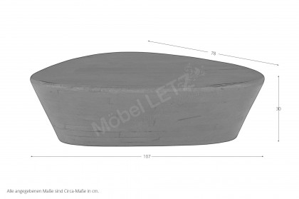 Rondura von SIT Möbel - Couchtisch mit dreieckiger Tischplatte