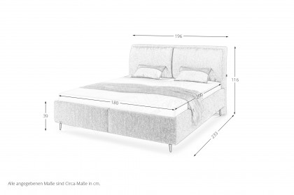 Bari von Musterring - Polsterbett KT 25035 natur