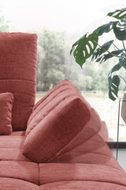 Malibu-LE26 von set one by Musterring - Polsterecke rechts marsala