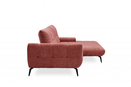 Malibu-LE26 von set one by Musterring - Polsterecke rechts marsala
