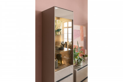 Reno-living von set one by Musterring - Vitrine SV-1GL taupe