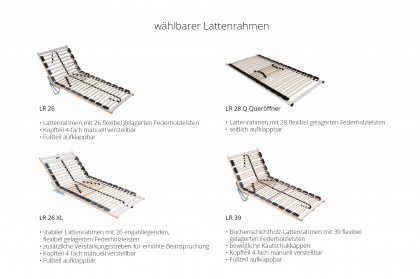 Bari von Musterring - Polsterbett KT 25010 natur