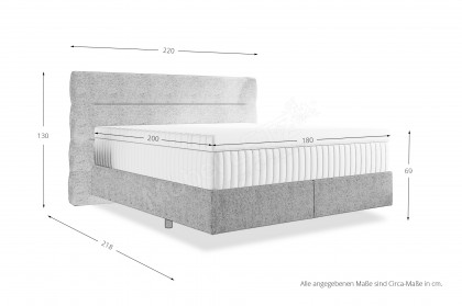 Luxus von Ole Gunderson - Boxspringbett KT 2 beige