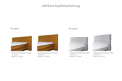Luxus von Ole Gunderson - Boxspringbett KT 2 beige