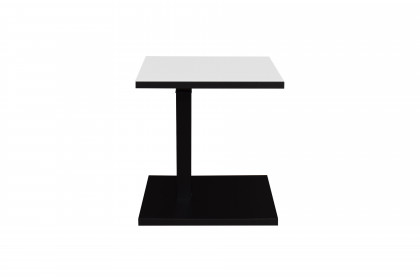 BT-eckig von Mäusbacher - Beistelltisch in Weiß/ Schwarz