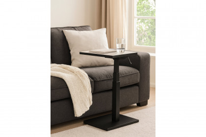 BT-eckig von Mäusbacher - Beistelltisch in Kaschmir/ Schwarz