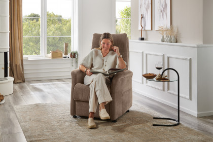 HU-RV21106 von Hukla - TV-Sessel mandel