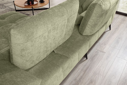 Malibu-LE26 von set one by Musterring - Sofaecke rechts hellgrün