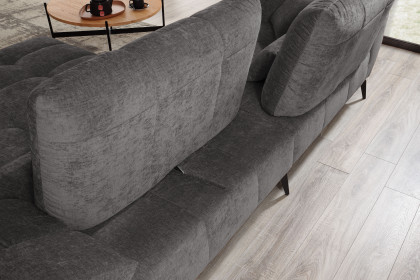 Malibu-LE26 von set one by Musterring - Polstersofa rechts anthrazit