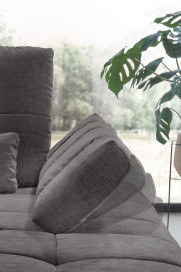 Malibu-LE26 von set one by Musterring - Polstersofa links anthrazit