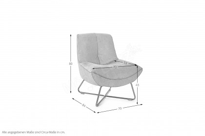 MR 9425 von Musterring - Sessel offwhite