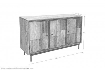 Sundara von SIT Möbel - Sideboard mit 3 Türen