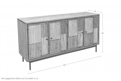 Sundara von SIT Möbel - Sideboard mit 4 Türen