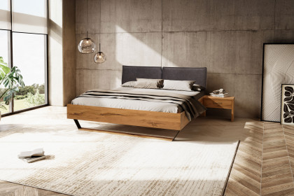 Como von Schösswender - Bett 160x200 cm Kupfereiche bronze