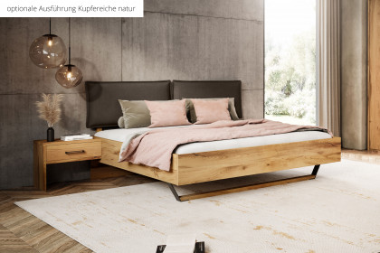 Como von Schösswender - Bett 160x200 cm Kupfereiche bronze