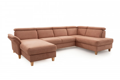 Glendale-LE26 von Sit & More - Wohnlandschaft rechts kupfer