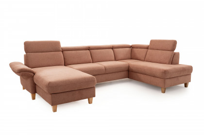 Glendale-LE26 von Sit & More - Wohnlandschaft rechts kupfer