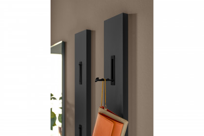 Reno-Foyer von set one by Musterring - Garderobe in Glas Anthrazit