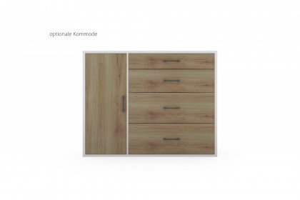 Achat von Priess - 3-teiliges Single-Schlafzimmer weiß/ Artisan Eiche