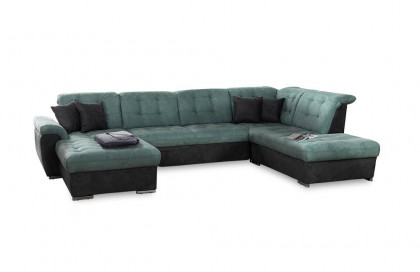 Bilbao von Matex - Sofalandschaft rechts petrol-anthrazit