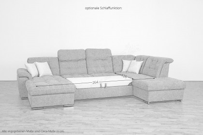 Bilbao von Grant Factory - Sofalandschaft rechts petrol-anthrazit
